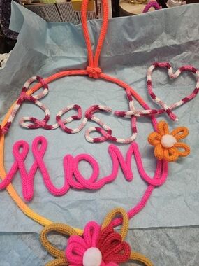 Handmade Wreath For Mother's Day.